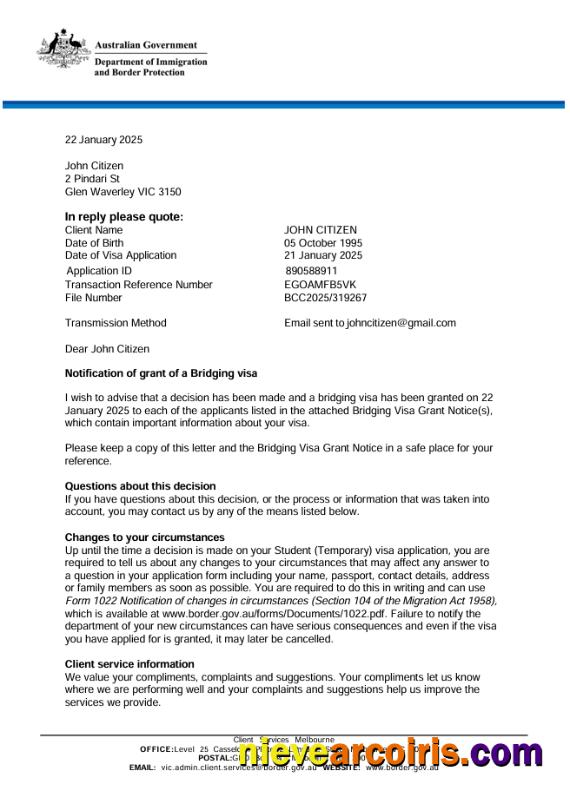 Australia e-visa